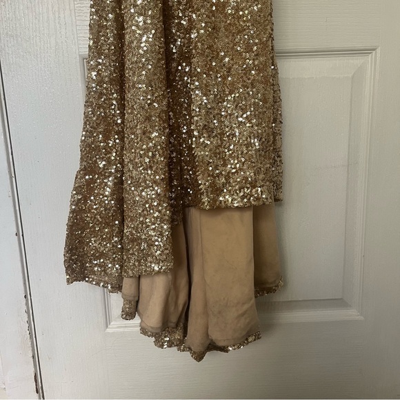 Nina Couture Gold Prom Dress - Picture 9 of 14